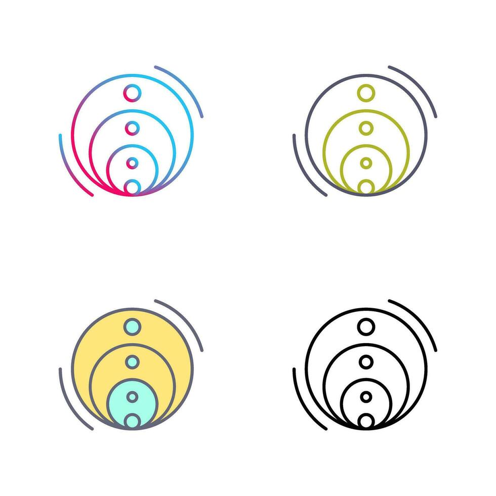 icône de vecteur de diagramme de Venn