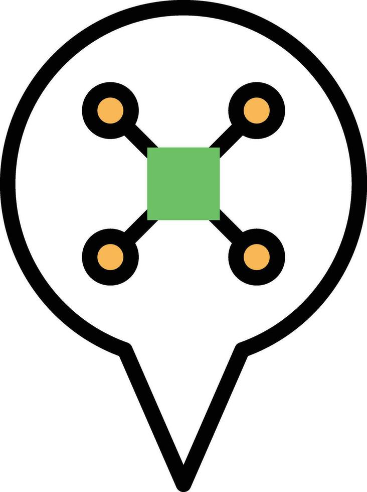 drone emplacement vecteur illustration sur une background.premium qualité symboles.vecteur Icônes pour concept et graphique conception.