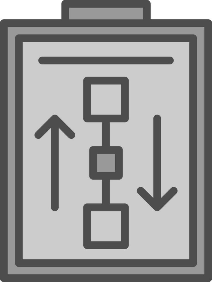 conception d'icône de vecteur de flux de travail