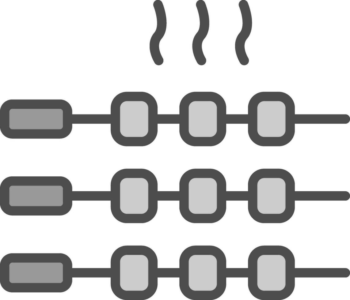 conception d'icône de vecteur de barbecue