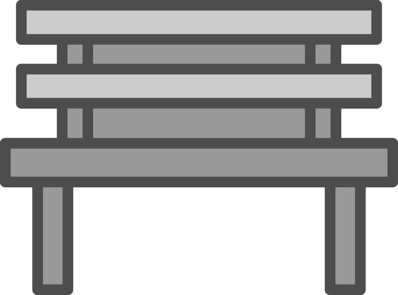 conception d'icône de vecteur de banc