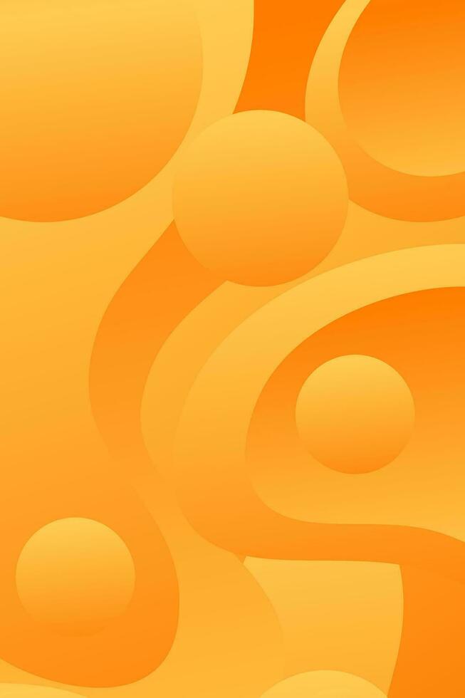 Orange pente abstrait Contexte bannière affiche vecteur