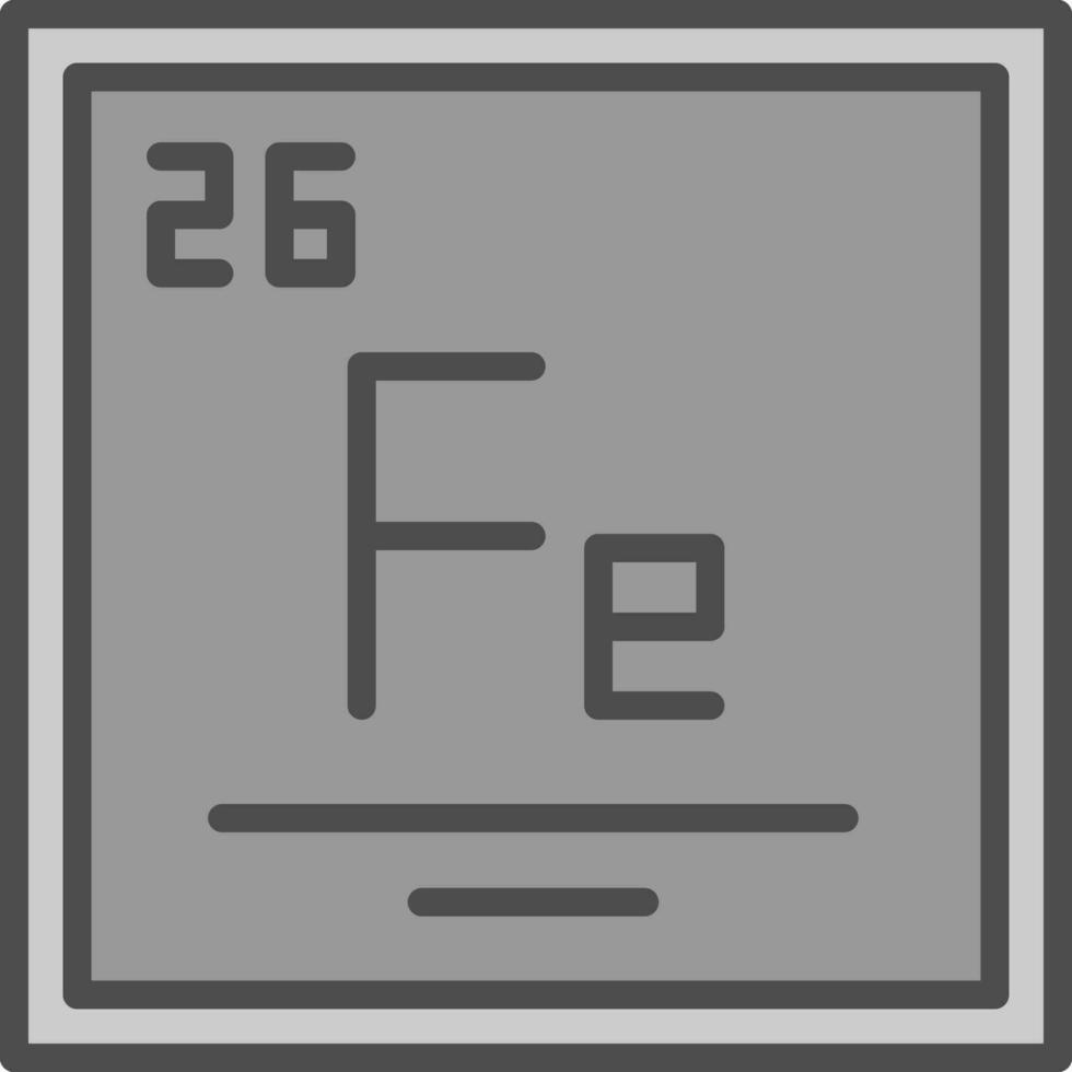 conception d'icône de vecteur de fer