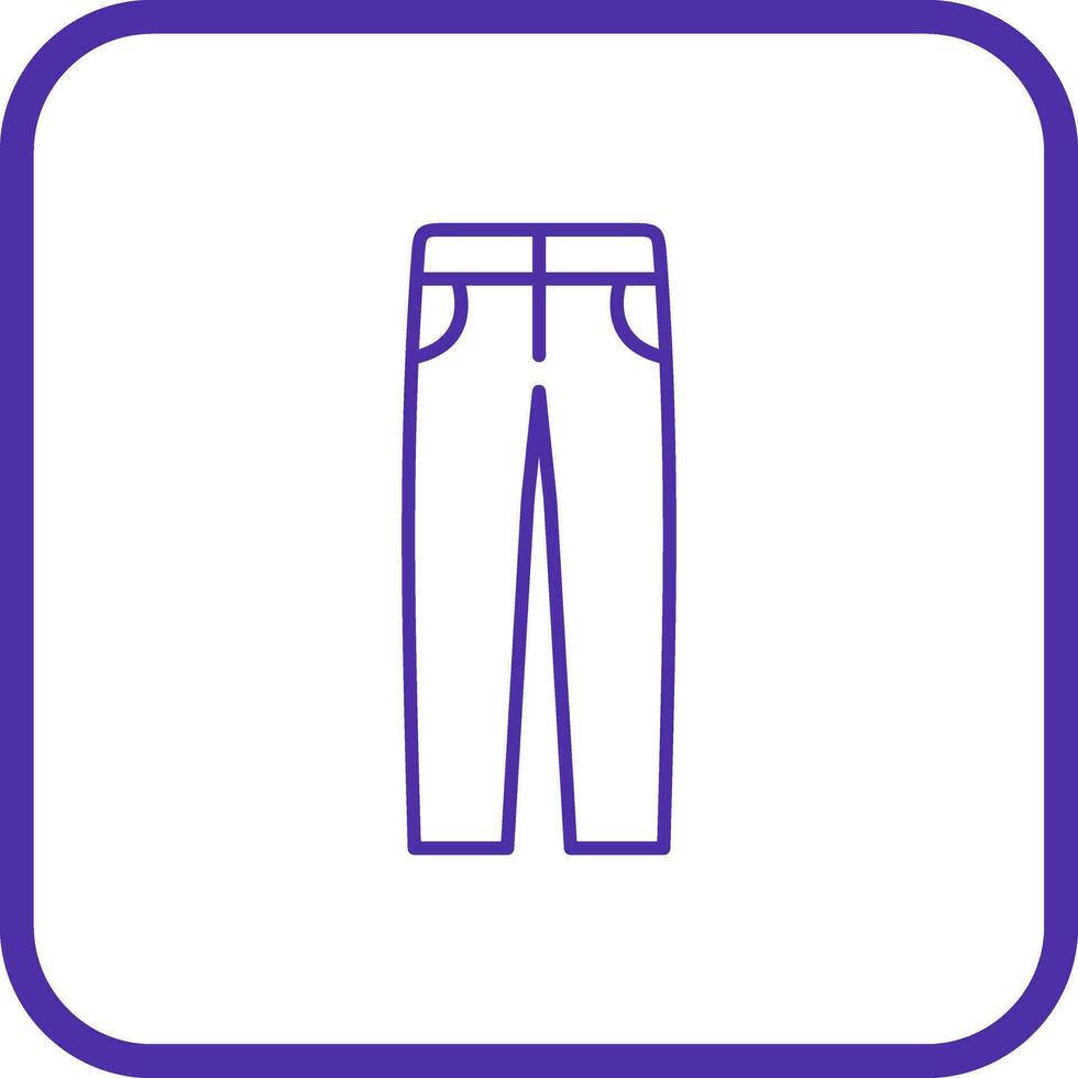 Hommes un pantalon vecteur icône