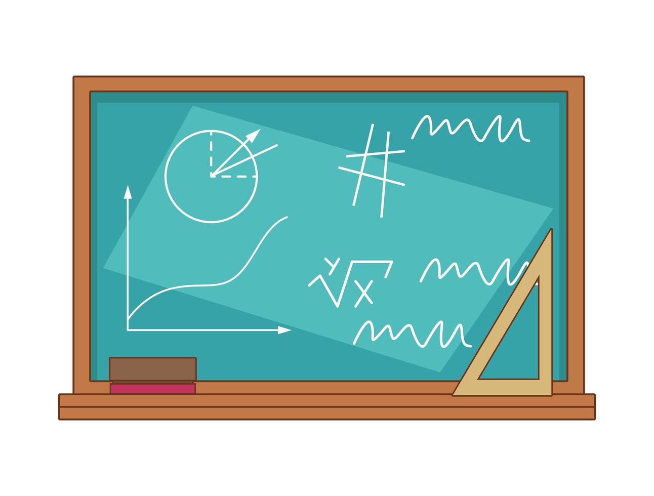 icône de tableau d & # 39; école vecteur