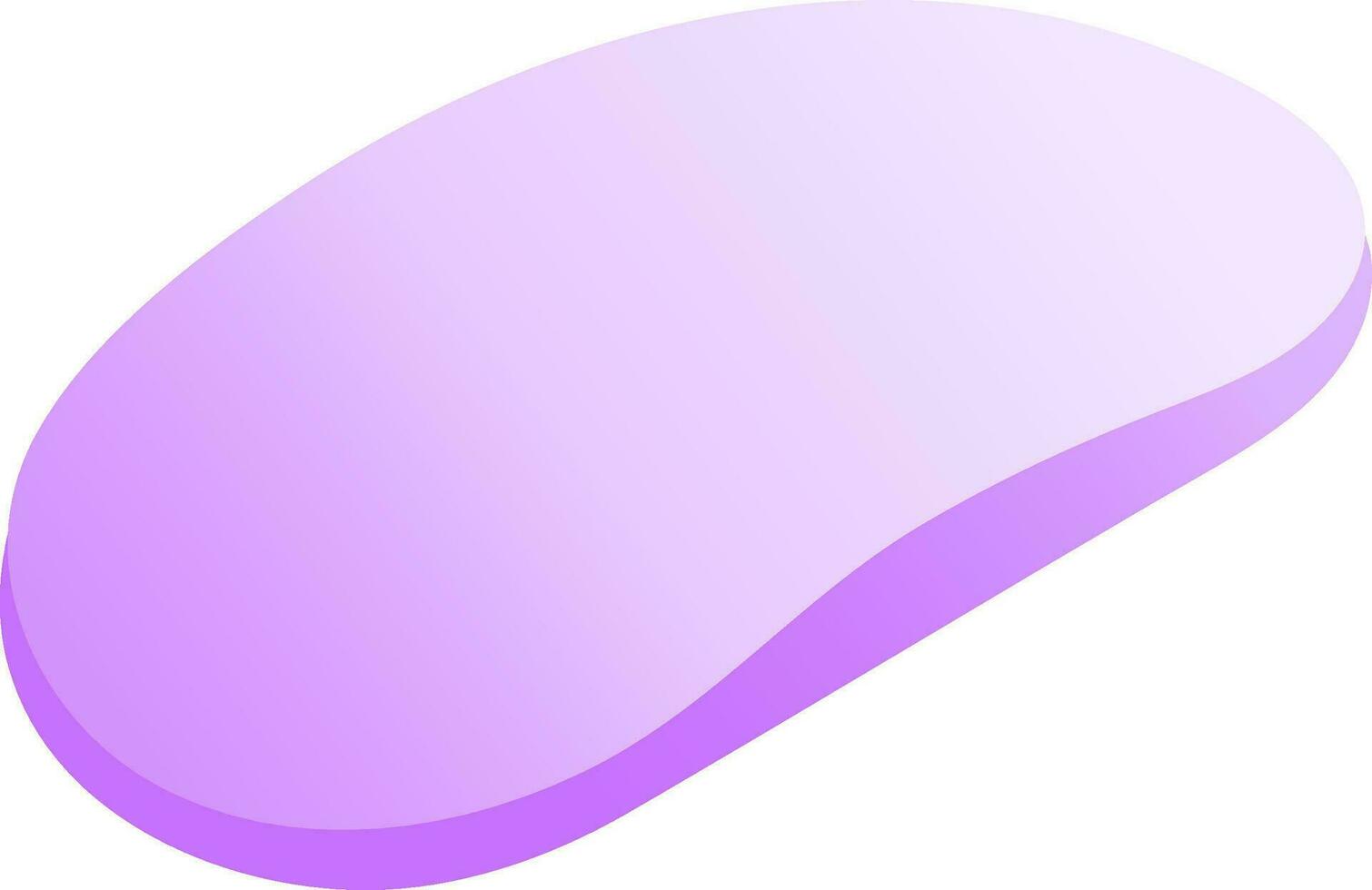 isométrique Souris icône dans violet couleur. vecteur