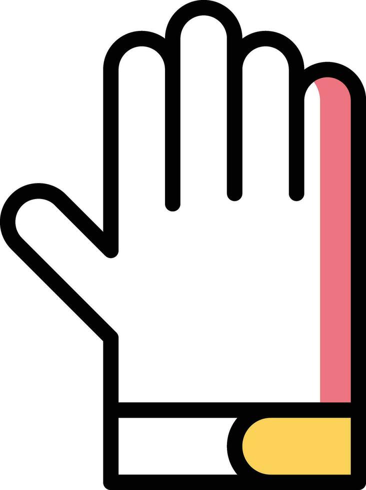illustration vectorielle de gants sur fond.symboles de qualité premium.icônes vectorielles pour le concept et la conception graphique. vecteur
