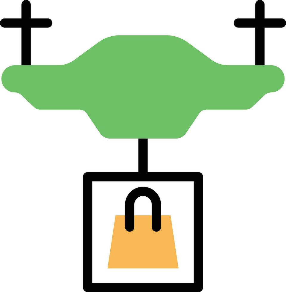 illustration vectorielle de sac à provisions sur fond.symboles de qualité premium.icônes vectorielles pour le concept et la conception graphique. vecteur