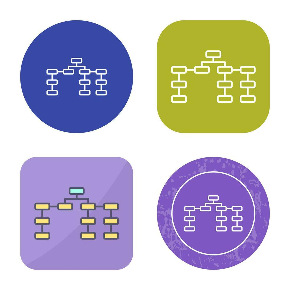 icône de vecteur de structure seo unique