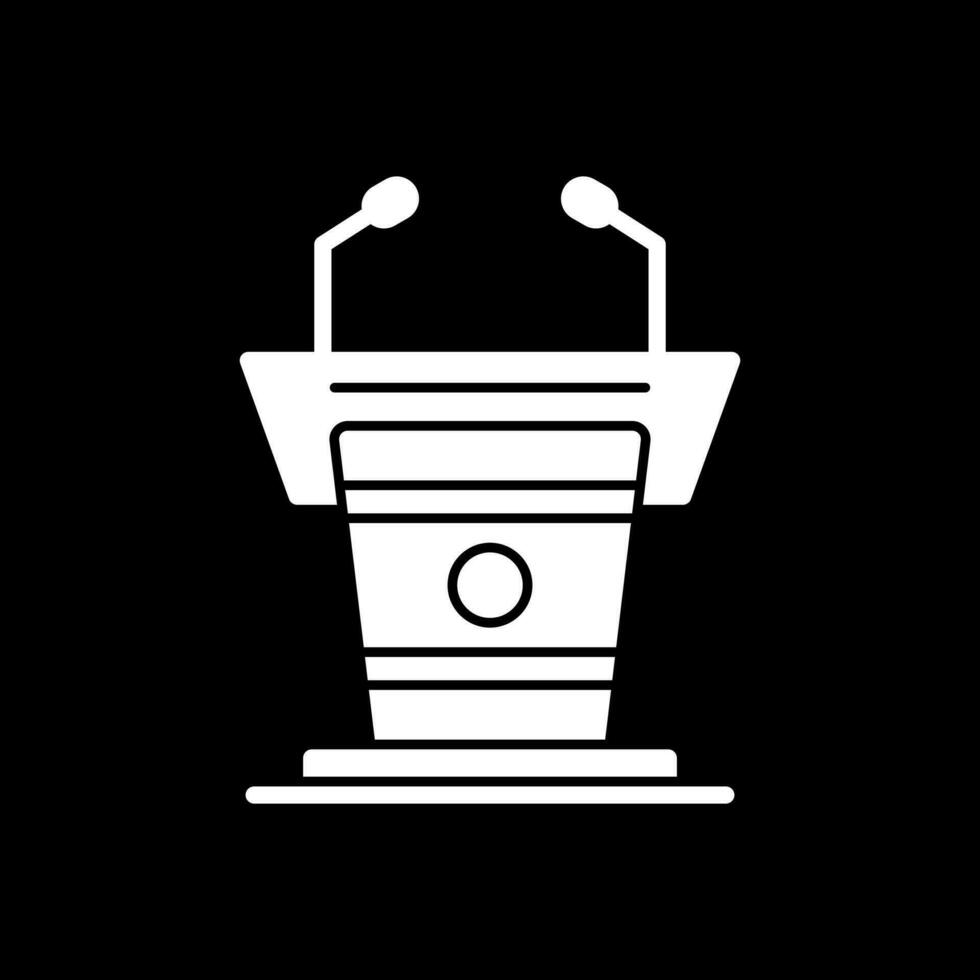 conception d'icône de vecteur de podium