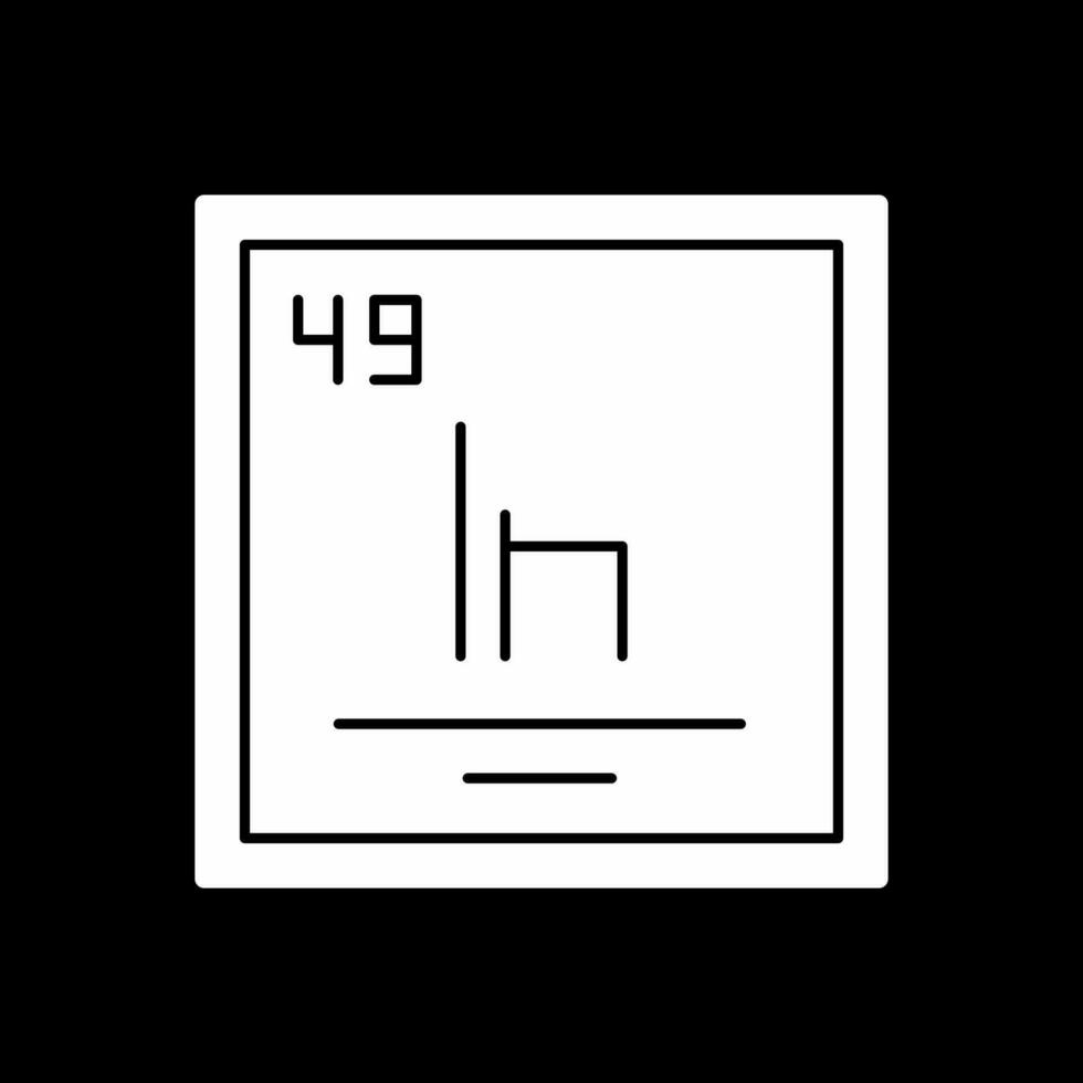 indium vecteur icône conception