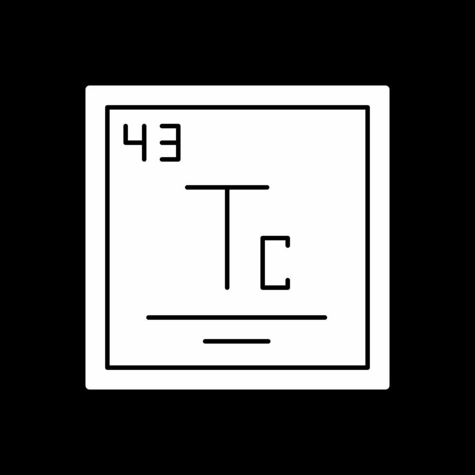 technétium vecteur icône conception