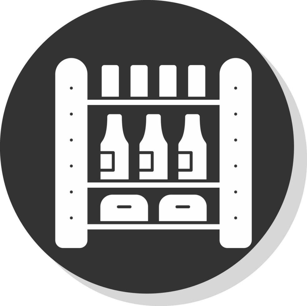 conception d'icônes vectorielles étagères vecteur