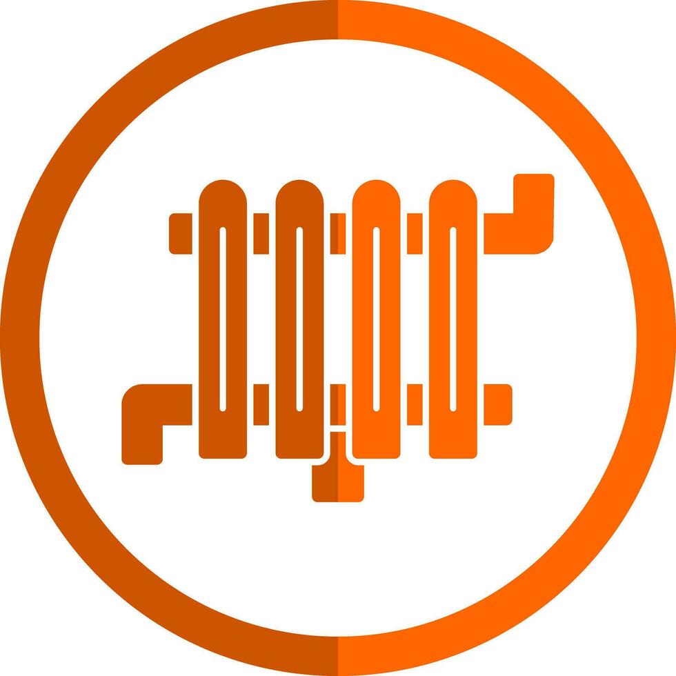 conception d'icône de vecteur de radiateur