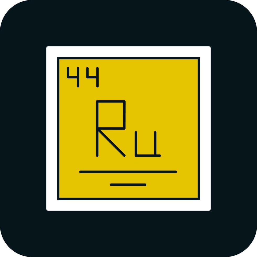 ruthénium vecteur icône conception