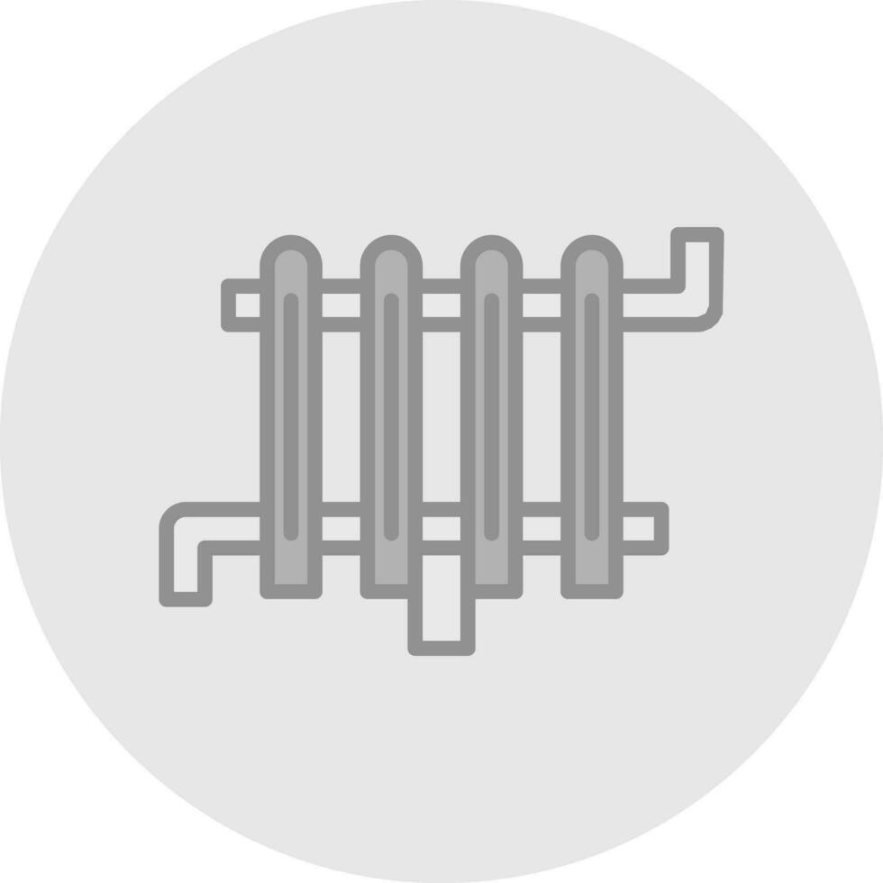 conception d'icône de vecteur de radiateur