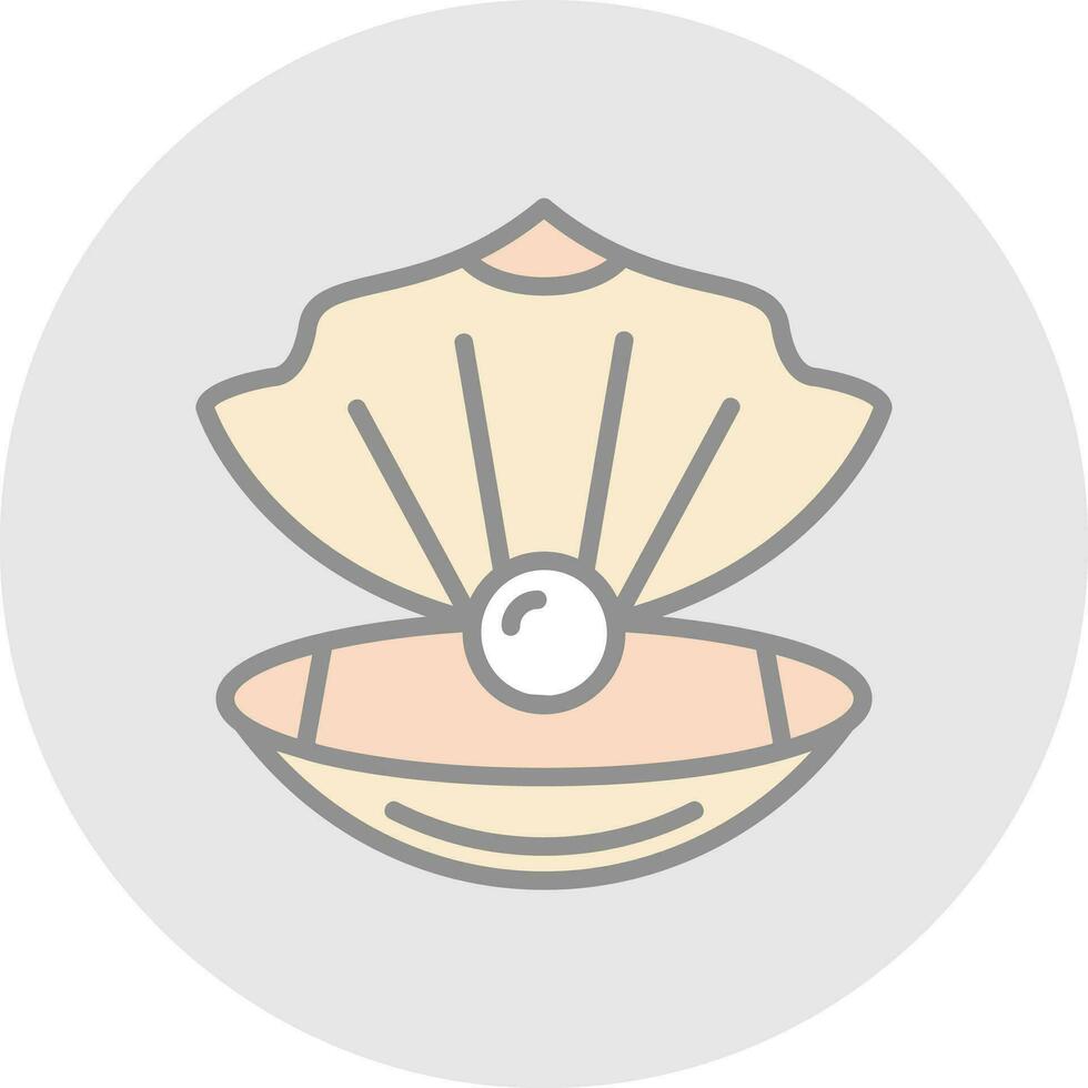 conception d'icône de vecteur d'huître