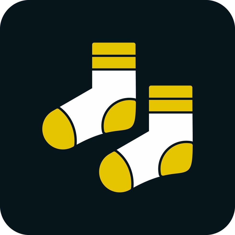 conception d'icône de vecteur de chaussettes