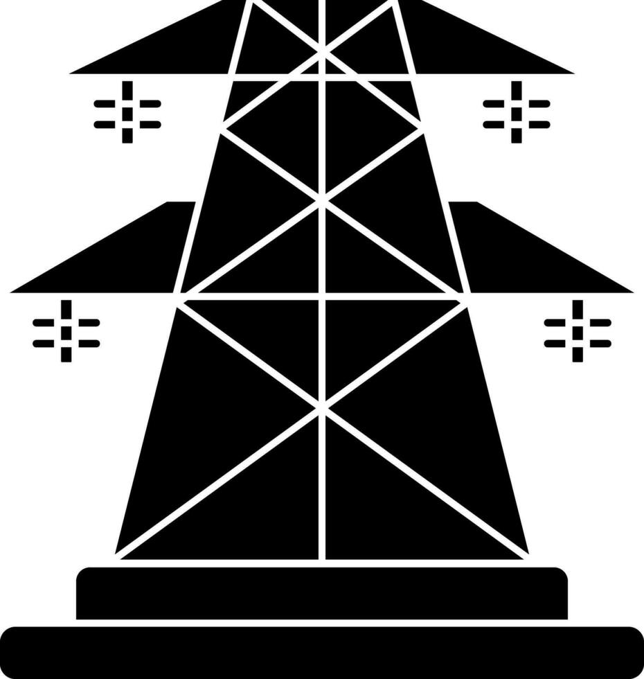 électrique la tour icône. vecteur