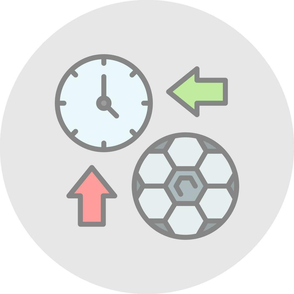 conception d'icône de vecteur de temps