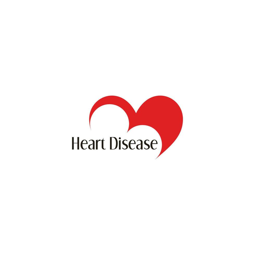 cœur maladie hépatite symbole vecteur