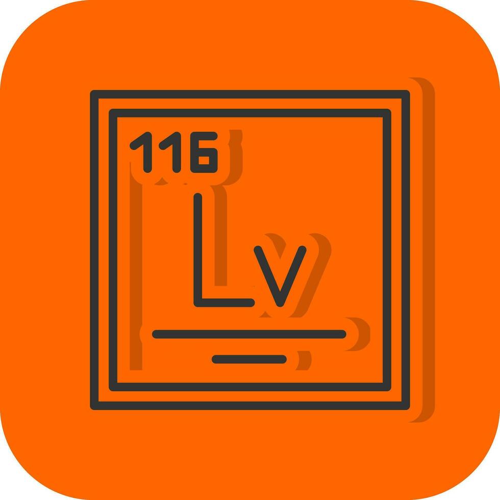 livermorium vecteur icône conception