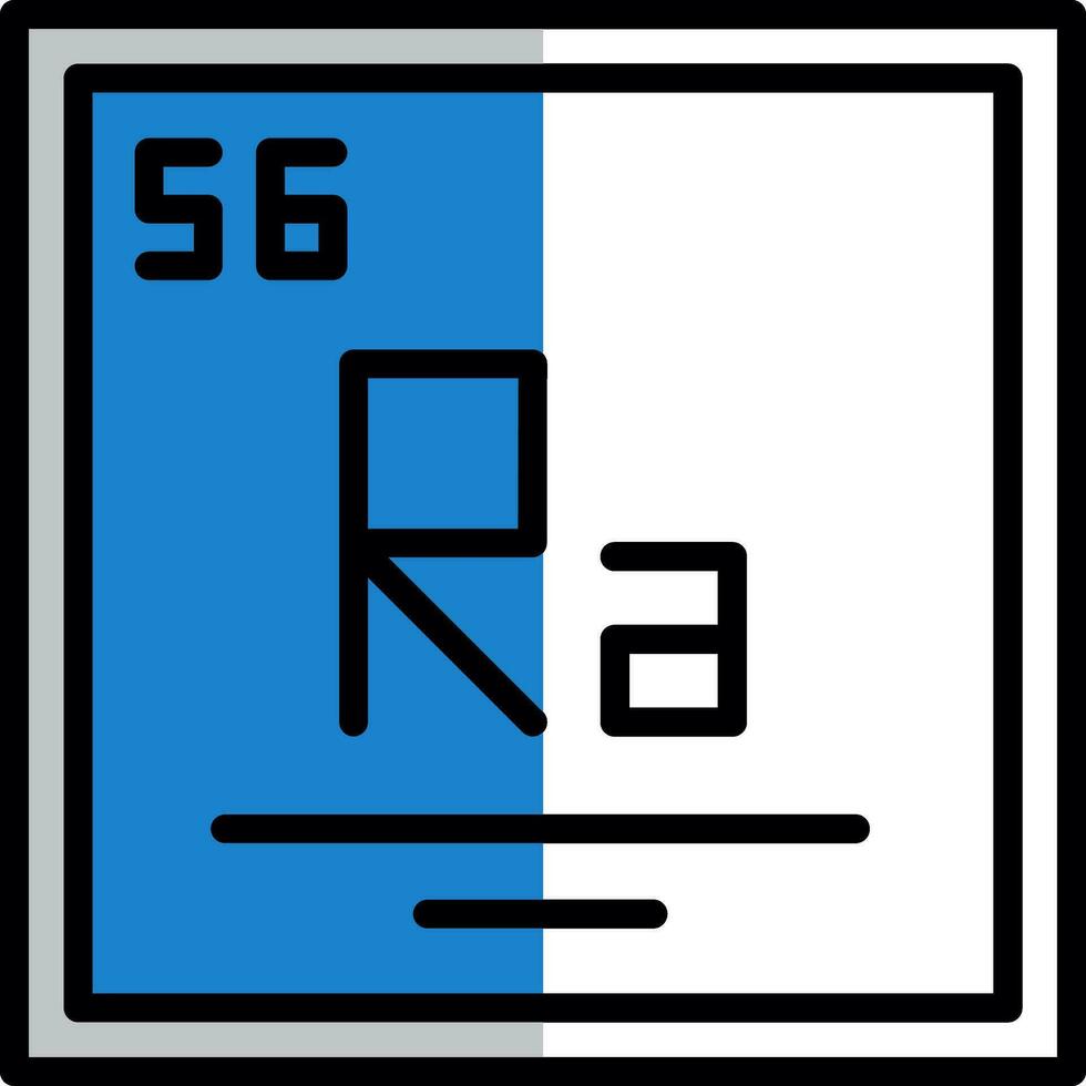 radium vecteur icône conception