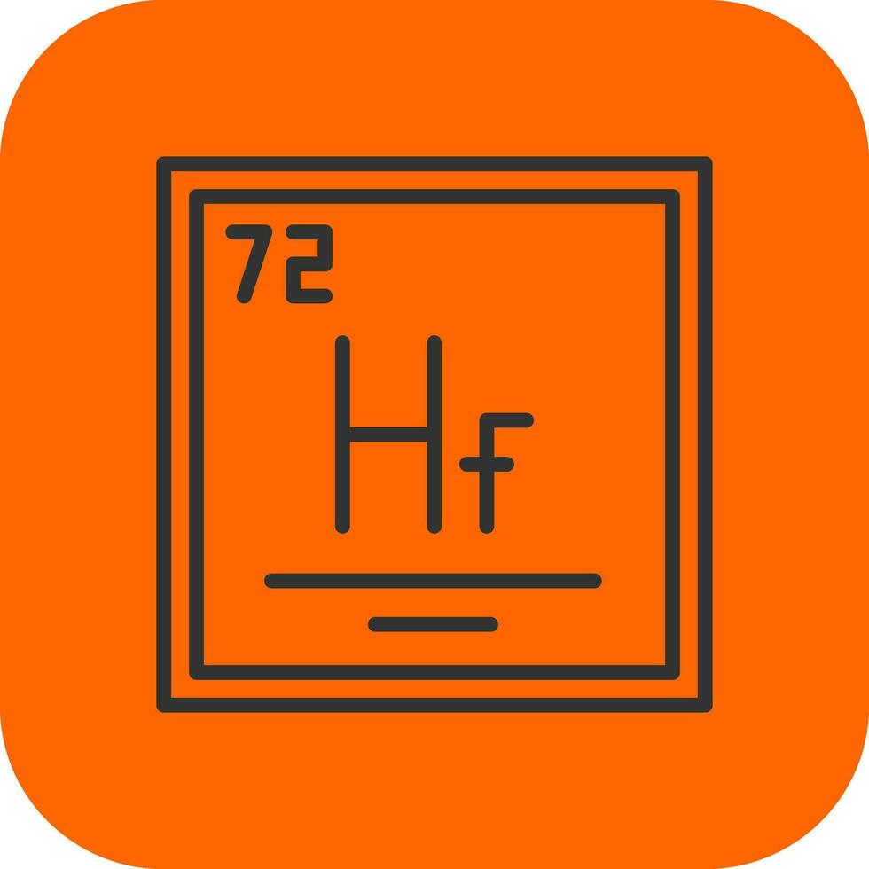 hafnium vecteur icône conception