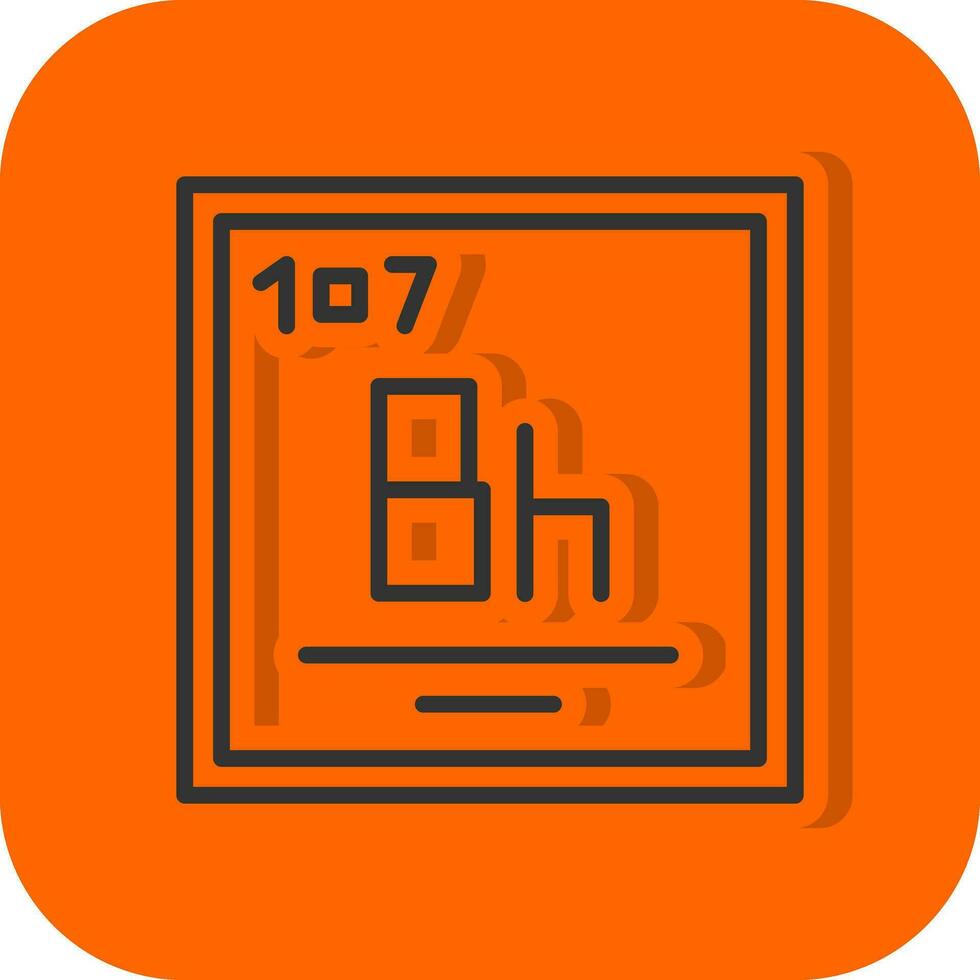 bohrium vecteur icône conception