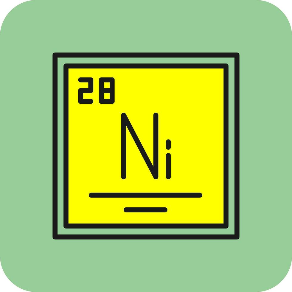 nickel vecteur icône conception