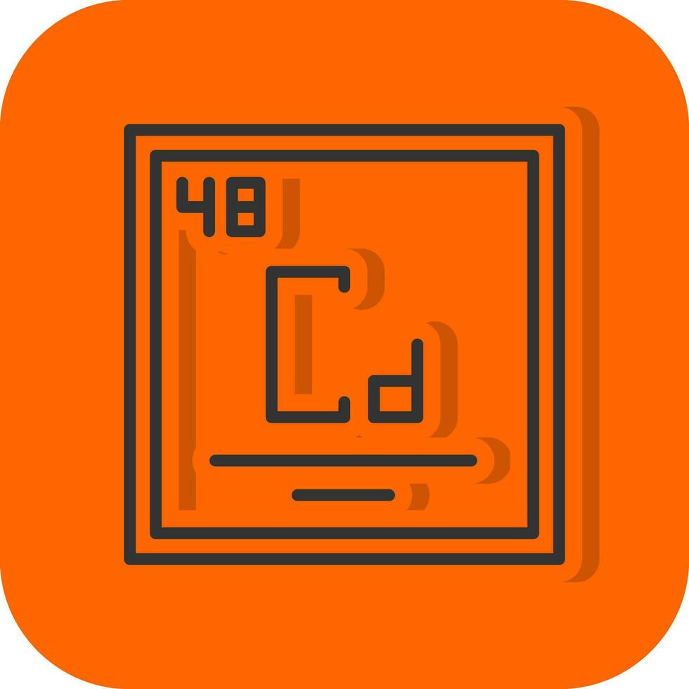 cadmium vecteur icône conception