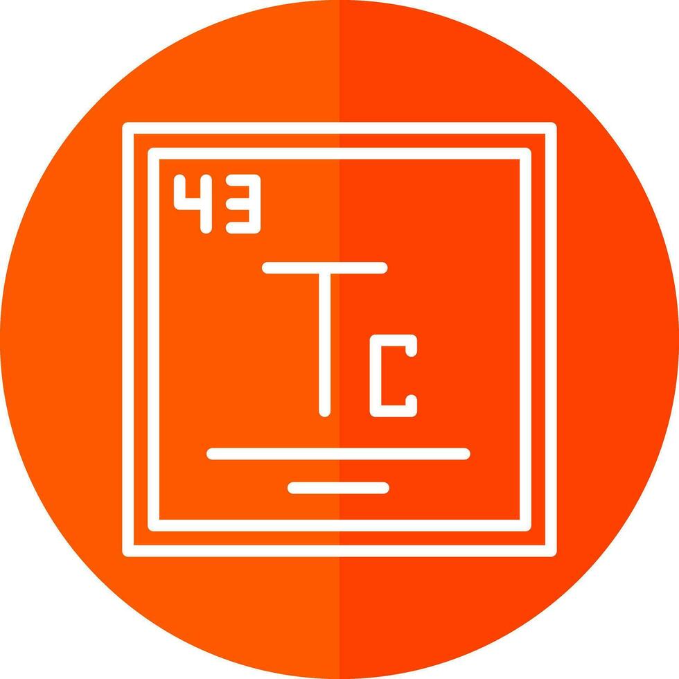 technétium vecteur icône conception