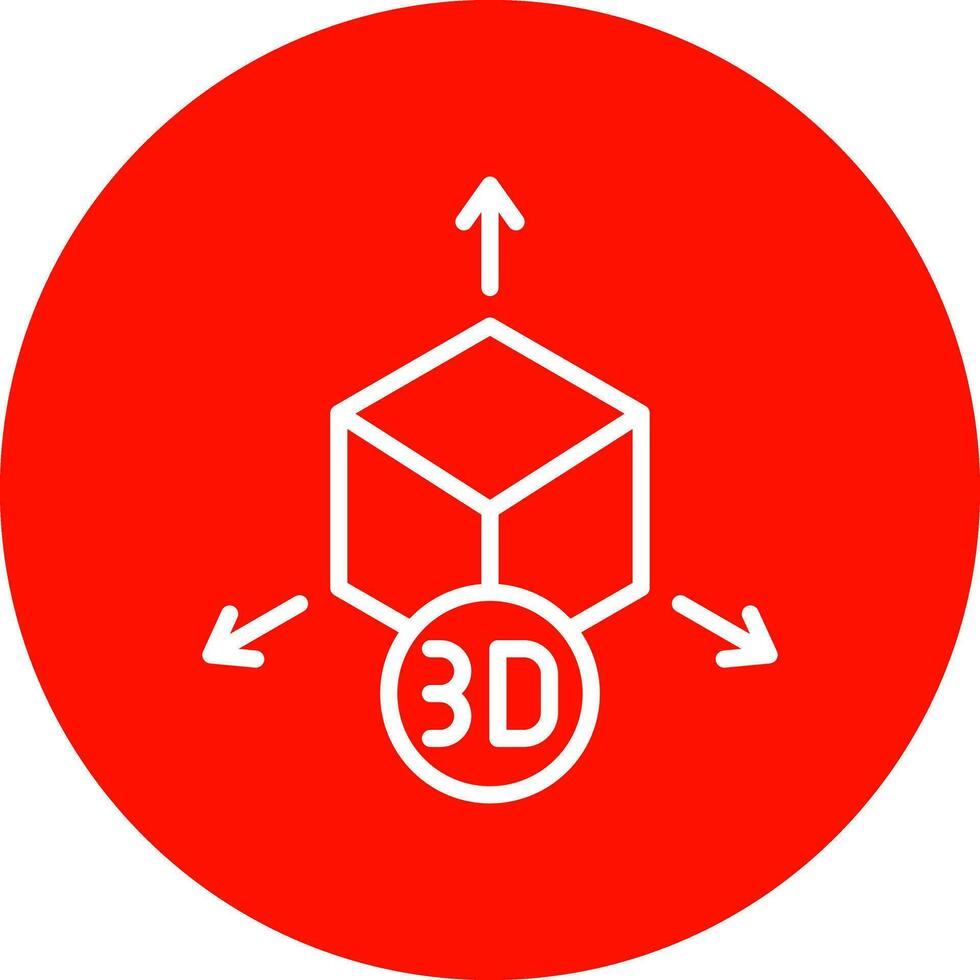 conception d'icône de vecteur de modèle 3d