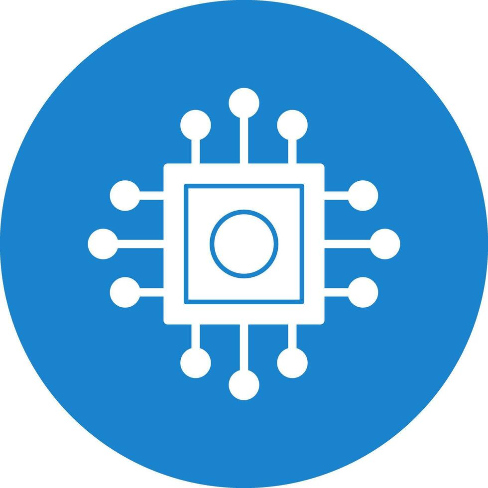 conception d'icône de vecteur de processeur