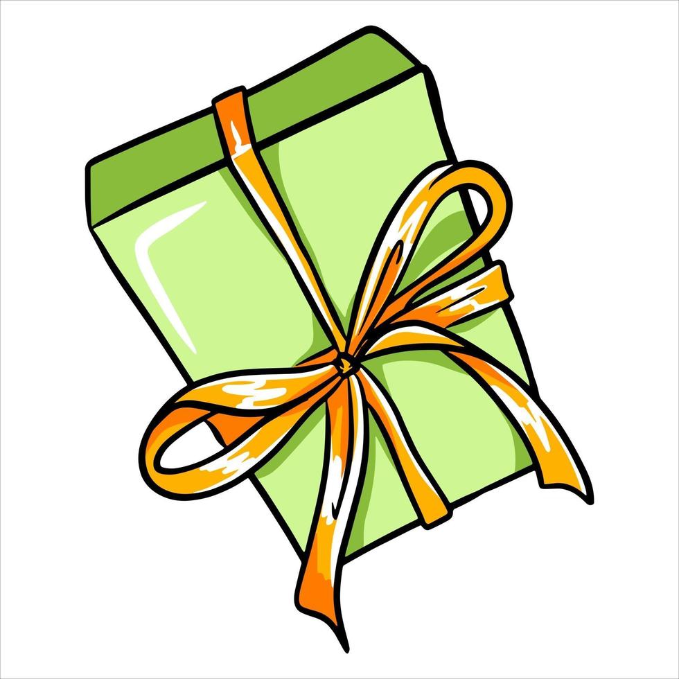 Cadeau Emballé De Dessin Animé Clip Art Libres De Droits, Svg, Vecteurs Et  Illustration. Image 94689029