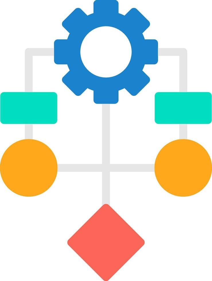 conception d'icône de vecteur d'algorithme