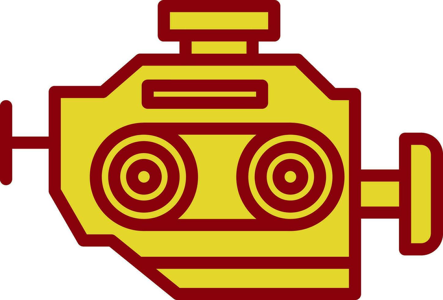 conception d'icône de vecteur de moteur