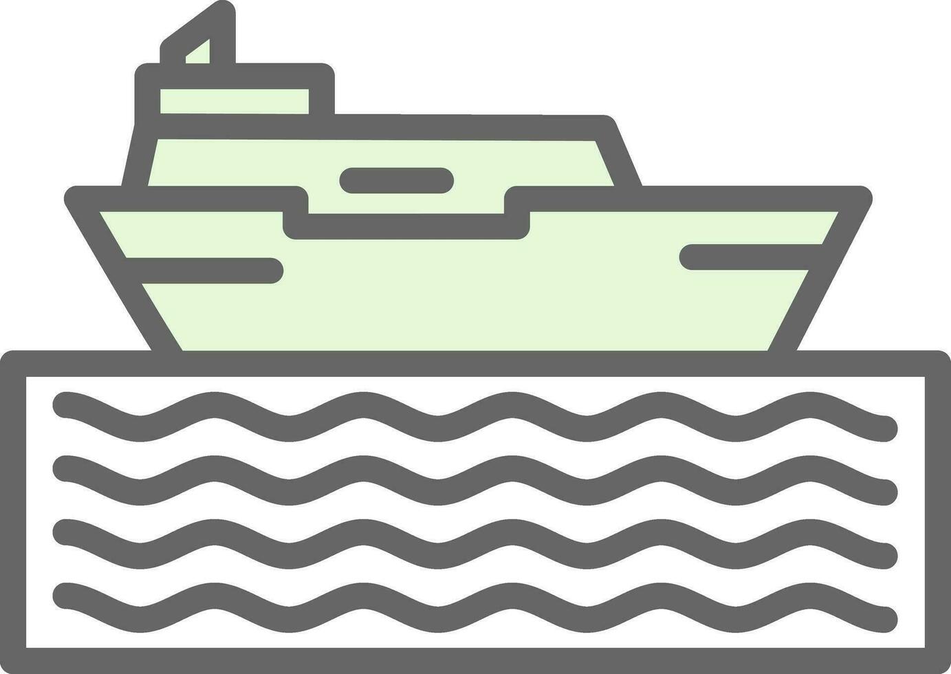 conception d'icône de vecteur de croisière