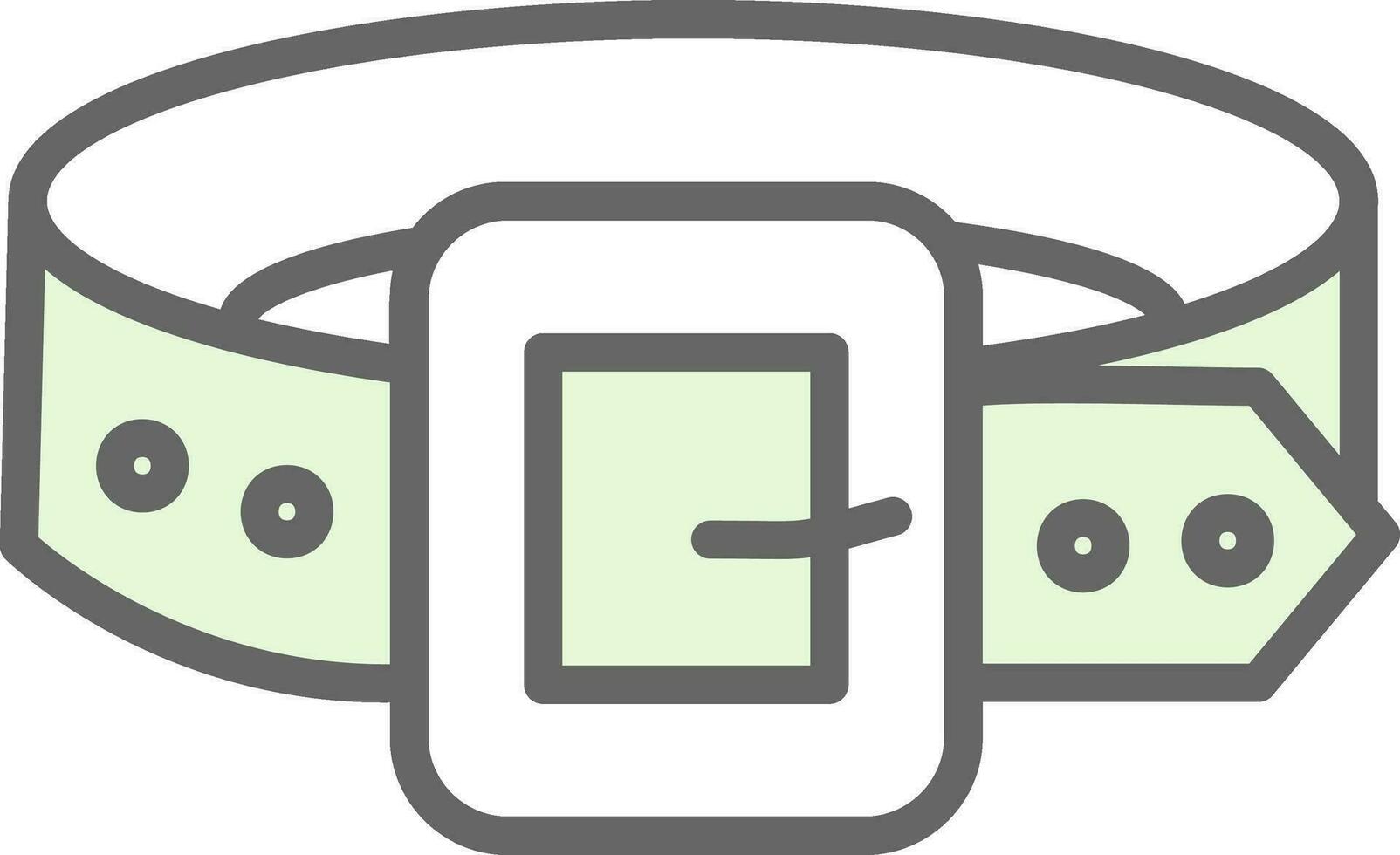 conception d'icône de vecteur de ceinture