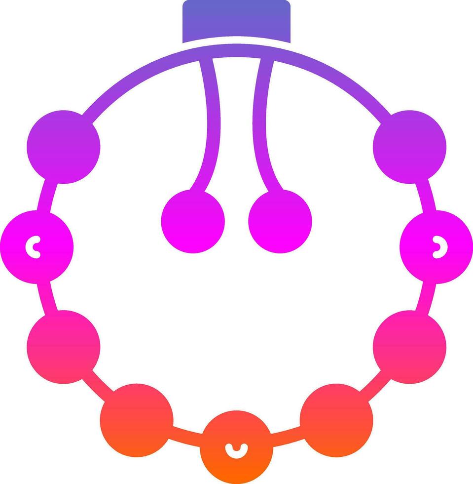 conception d'icône de vecteur de bracelet