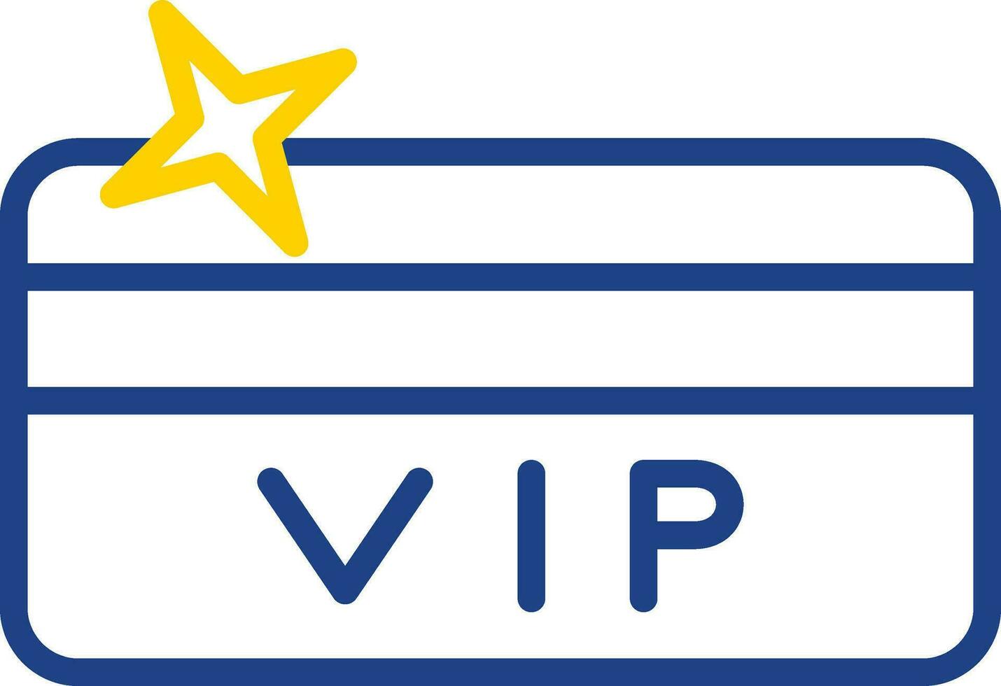 conception d'icône de vecteur de carte vip