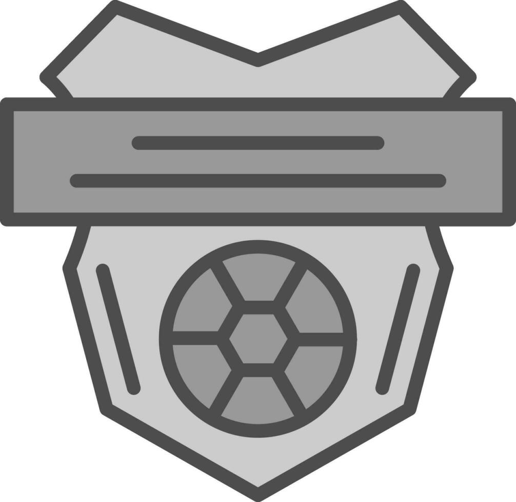 conception d'icône de vecteur de club de football
