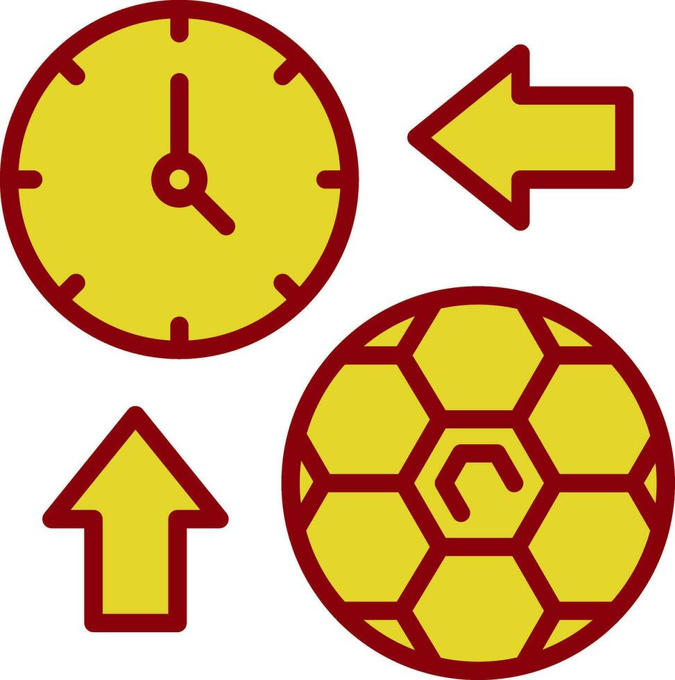 conception d'icône de vecteur de temps