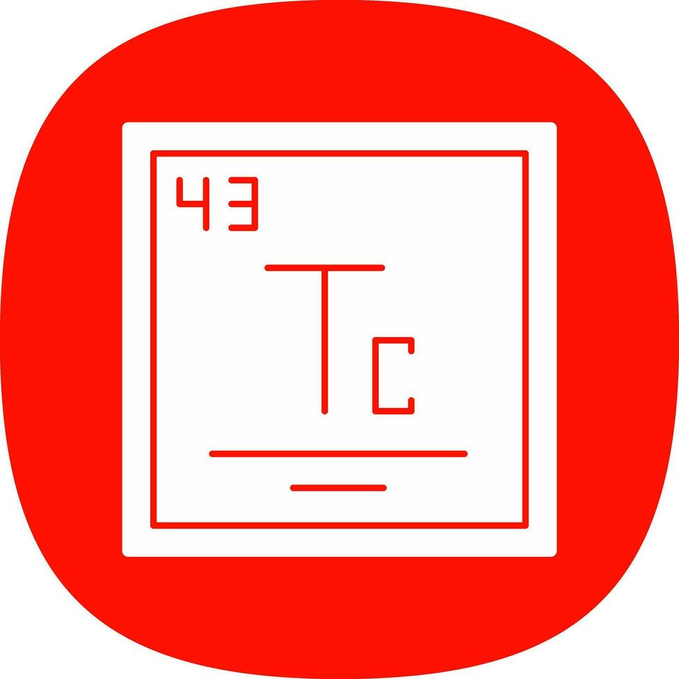 technétium vecteur icône conception