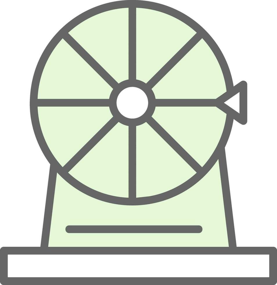conception d'icône de vecteur de roue de fortune