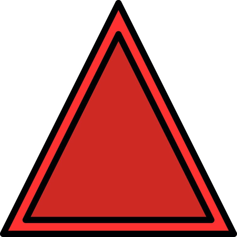 conception d'icône vecteur triangle