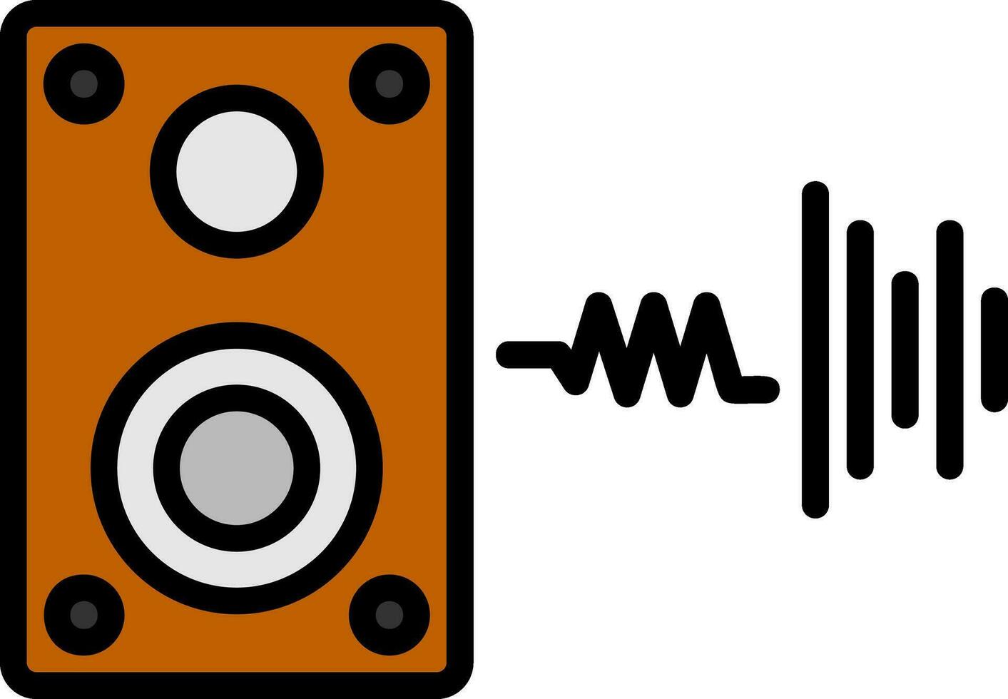 du son de la musique vecteur icône conception