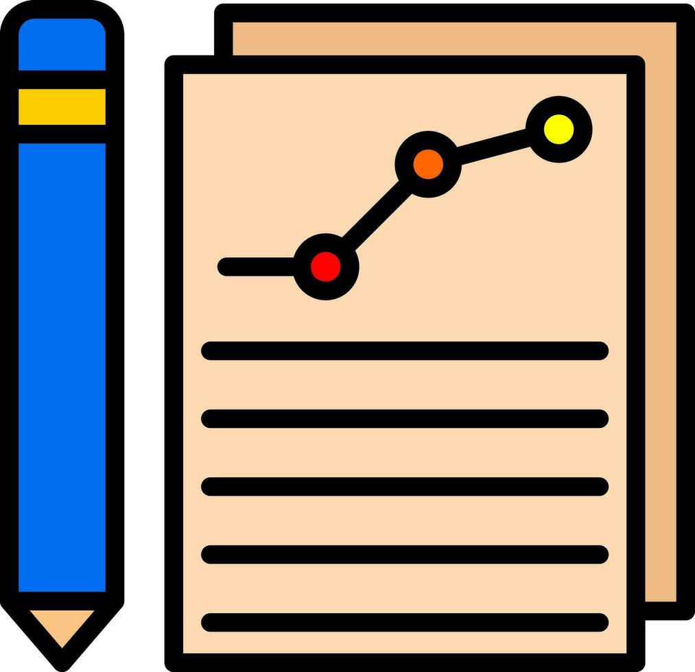 conception d'icône de vecteur de rapport