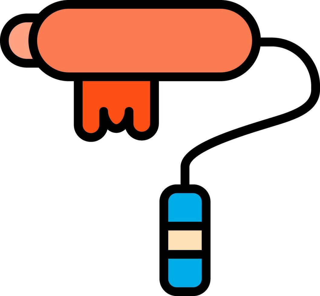 conception d'icône de vecteur de rouleau de peinture