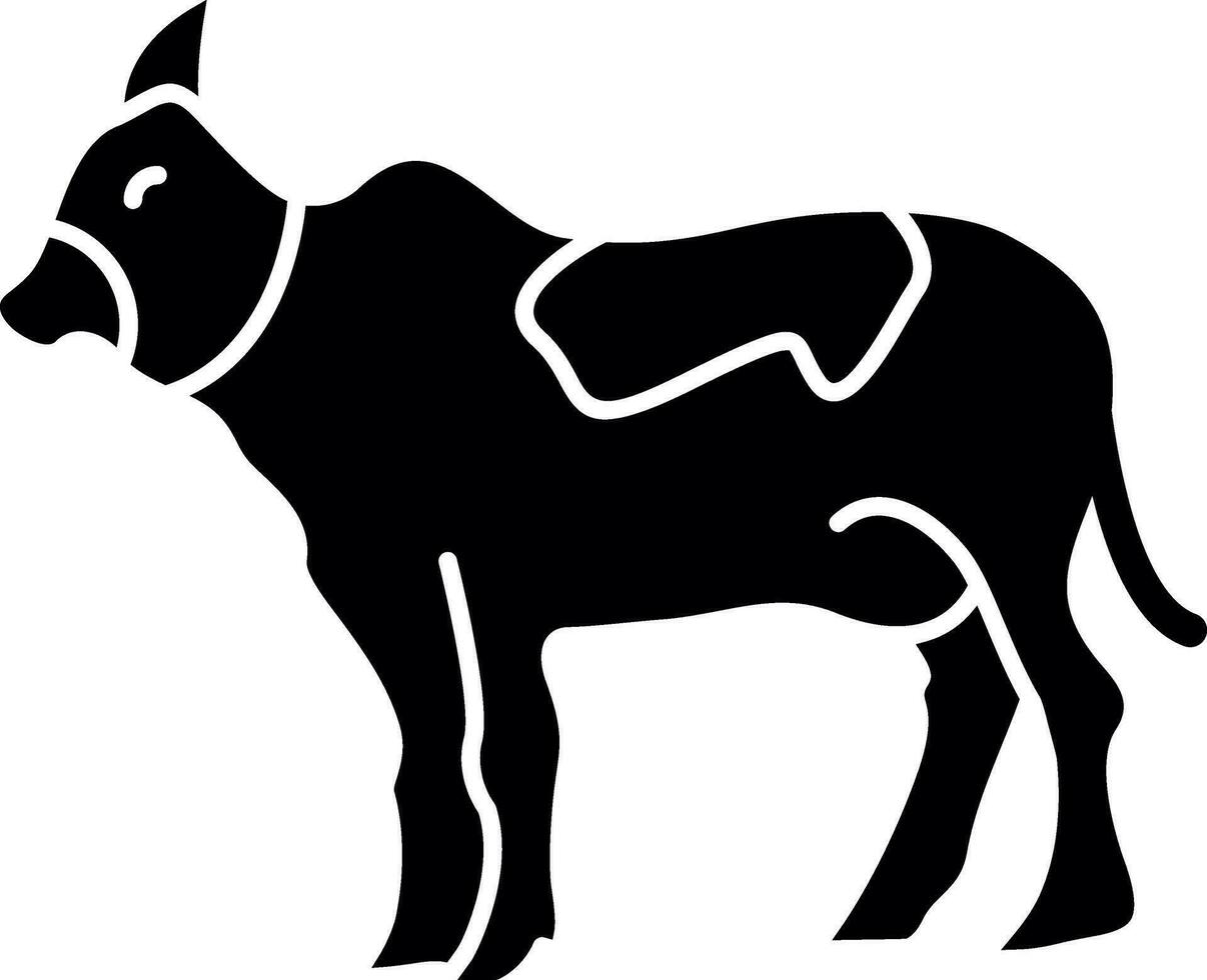 vache vecteur icône conception
